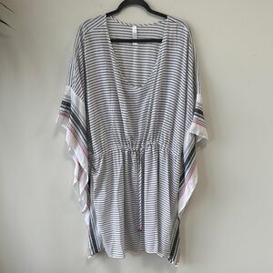 Swim by Cacique Sz 22-24 Women's Embroidered Swim Coverup